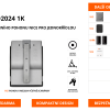 XMETRO2024 1K - sada podzemního pohonu Nice pro jednokřídlou bránu